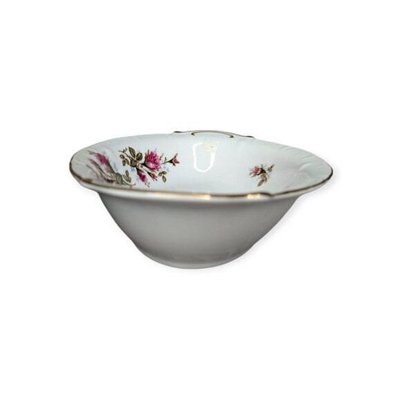 Vintage 1950s Royal Rose (Moss Rose) Fine China Japan Vegetable Serving Bowl - Picture 5 of 13